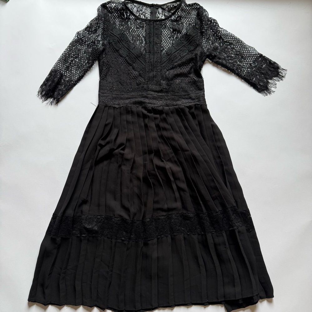 Elegant Black Lace Dress